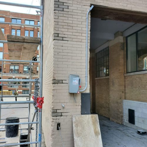 PNK Restoration Inc Brick Repair Project in King St. W, Toronto